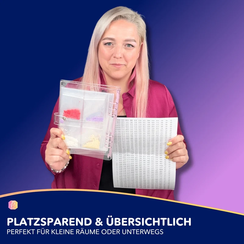 Diamond Painting Sammelmappe für Steinchen
