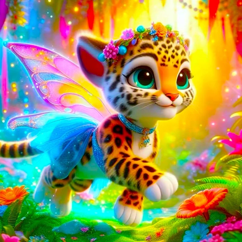 Diamond Painting - Finja die kleine Tigerfee