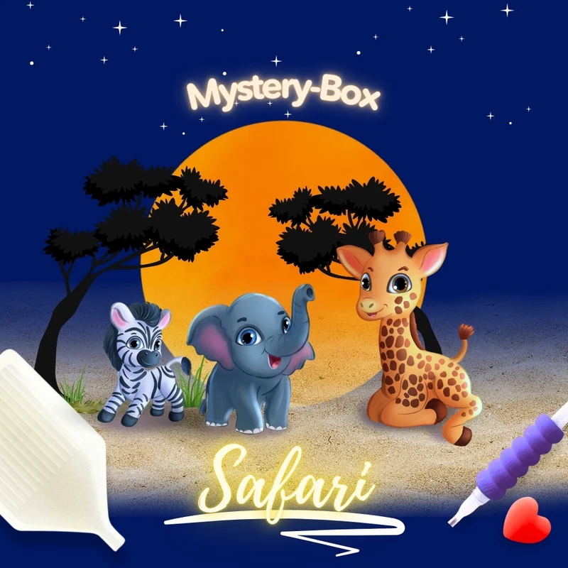 Diamond Painting Mystery-Box "Safari" (#1)