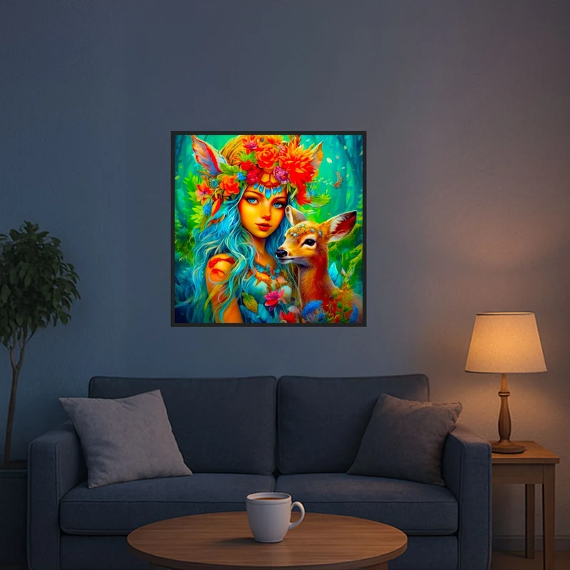 Diamond Painting - Waldmädchen