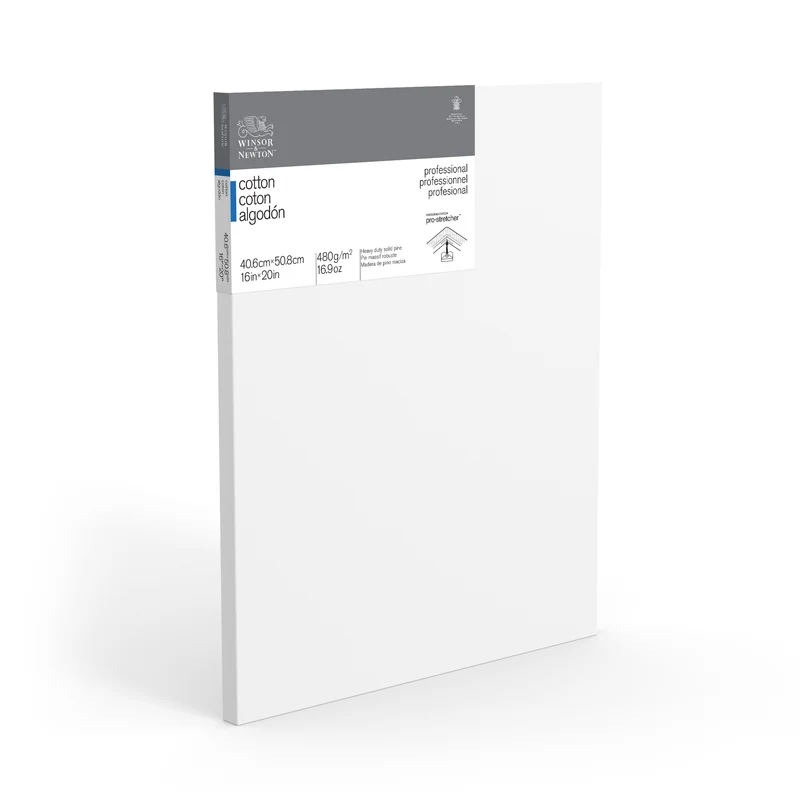 Winsor & Newton - Pro-Stretcher -Professional - Standard Edge - Cotton Canvas - 16X20IN