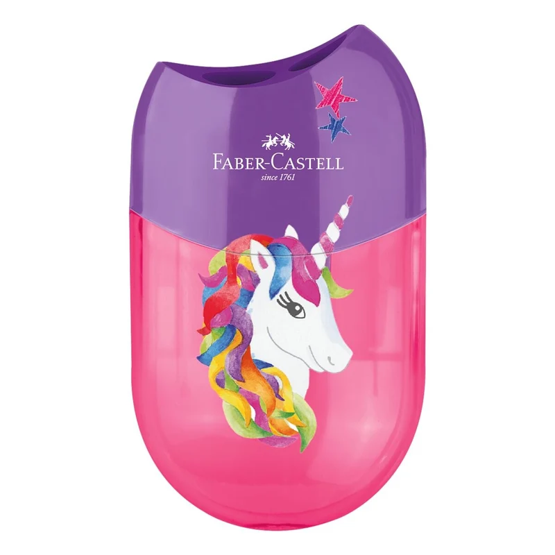 Faber-Castell Doppelanspitzer Einhorn mit Dose