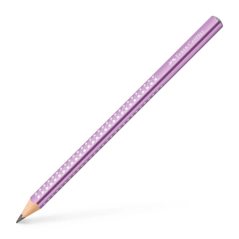 Faber-Castell Jumbo Sparkle Bleistift Violet Metallic