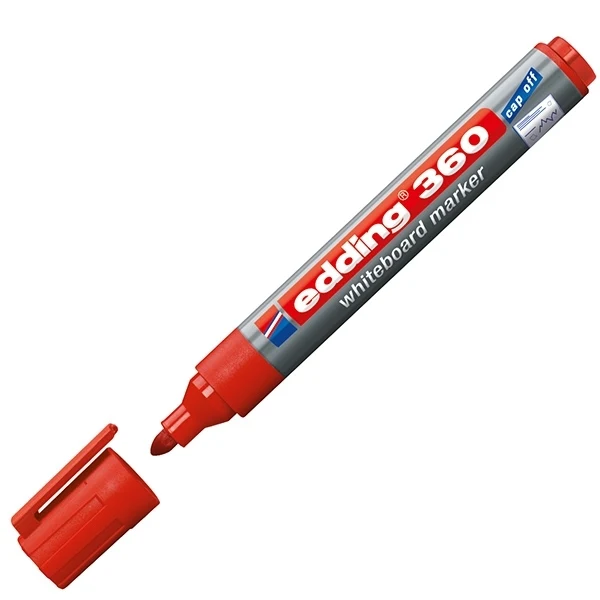 edding - 360 White Board Marker Red