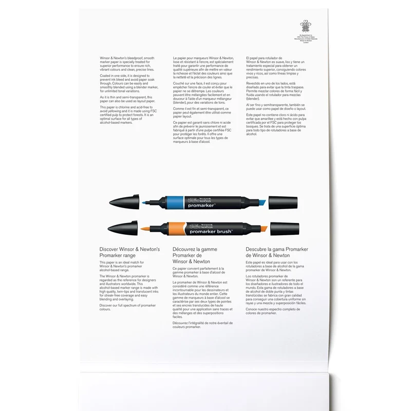 Winsor & Newton - Bleedproof Marker Pad A3 75gsm