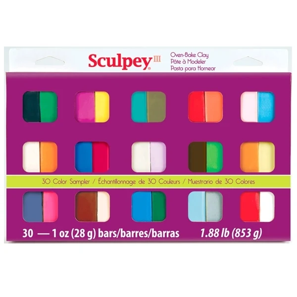 Sculpey III 30 Piece Sampler