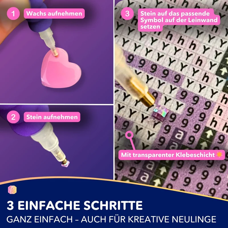 Diamond Painting - Kirschblüten am Wasserfall