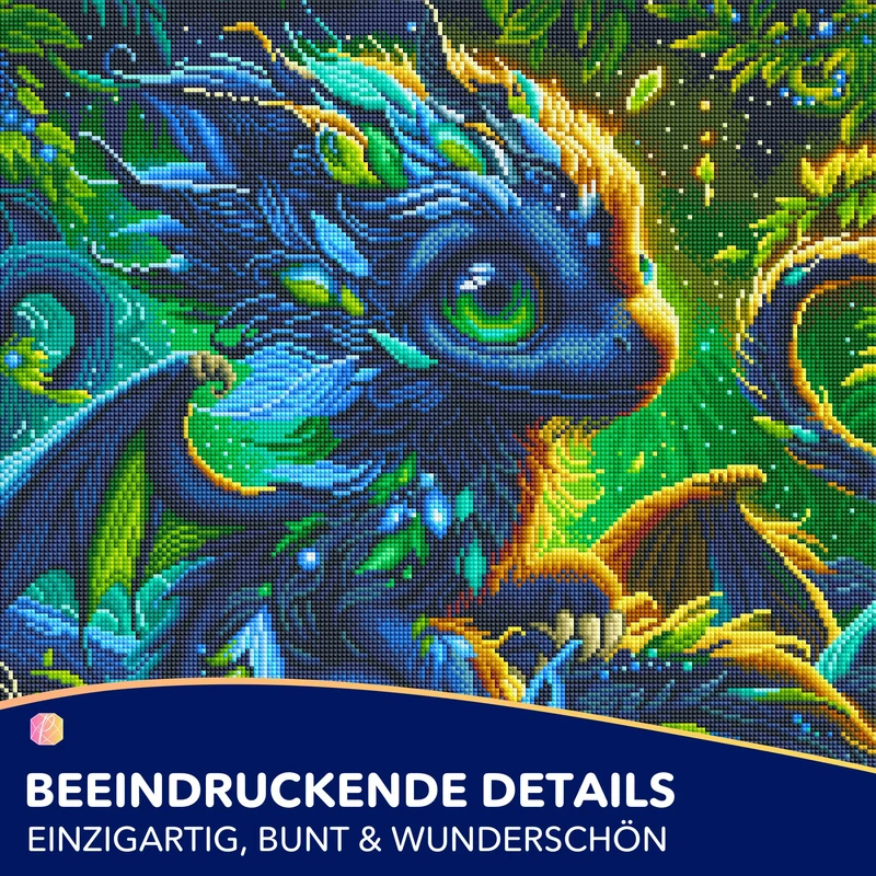 Diamond Painting - Drago der kleine Drache