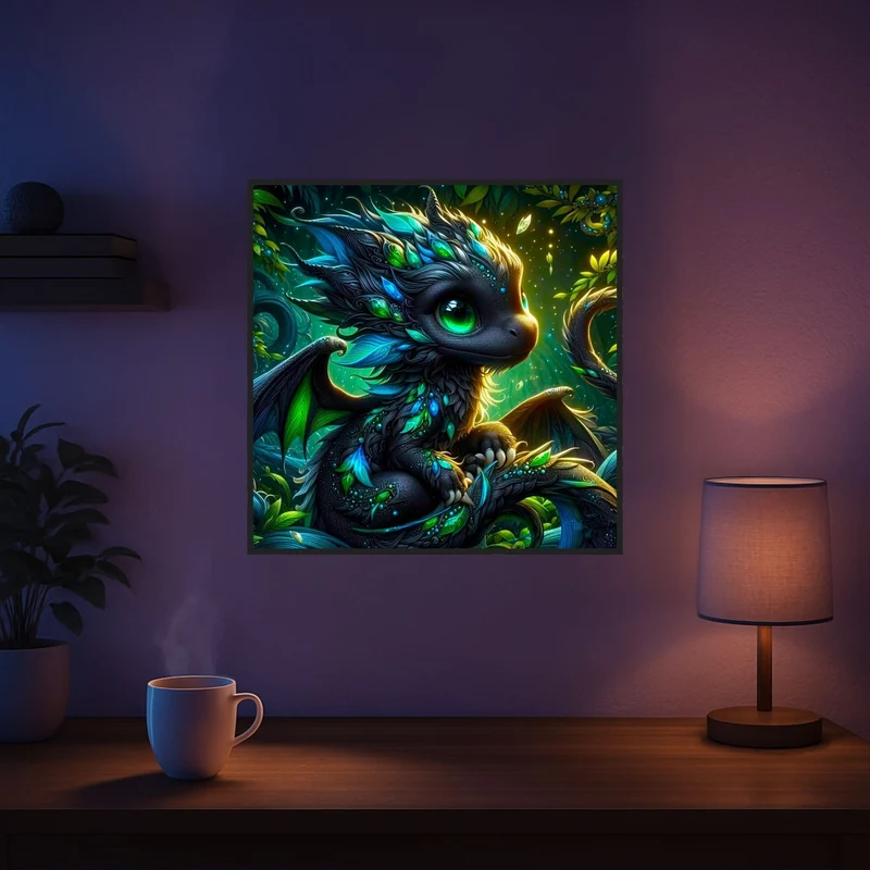 Diamond Painting - Drago der kleine Drache