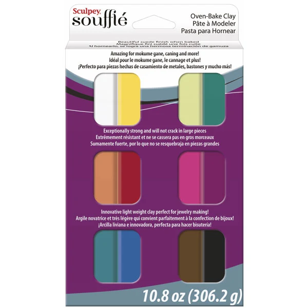Sculpey Souffle Multi Pk 12x0.9oz