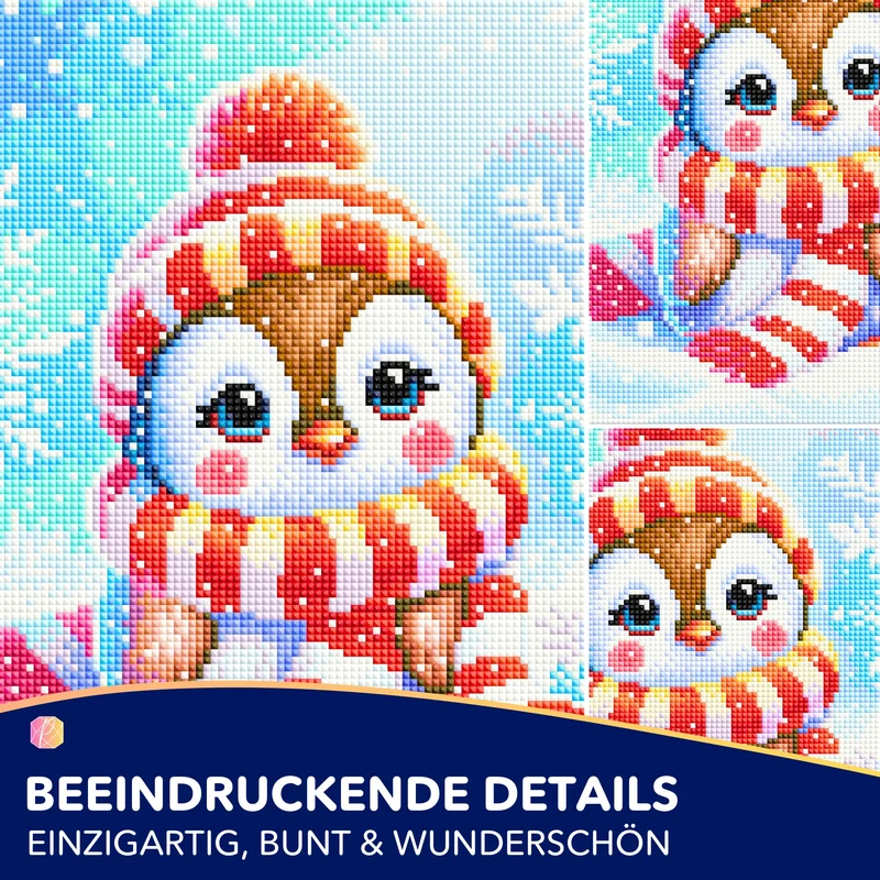 Diamond Painting - Kleiner Pinguin Pixie