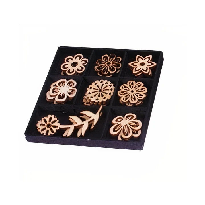 Wooden Cutouts - Set of 24