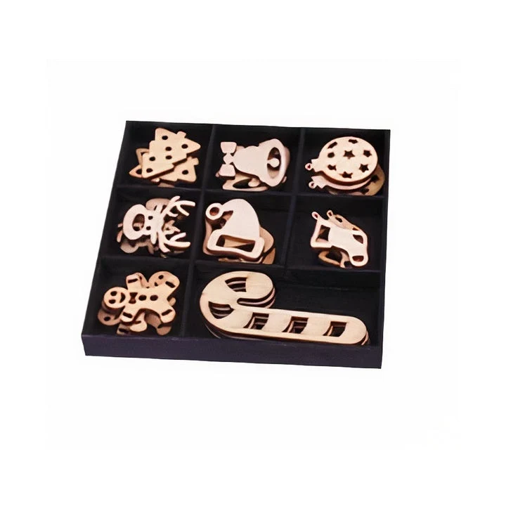 Wooden Cutouts - Set of 24