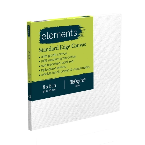 Elements - Standard Edge - Canvas - 8X8" - 20x20cm