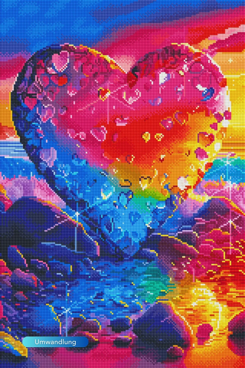 Diamond Painting 100 Farben Special - Heart of Glitter