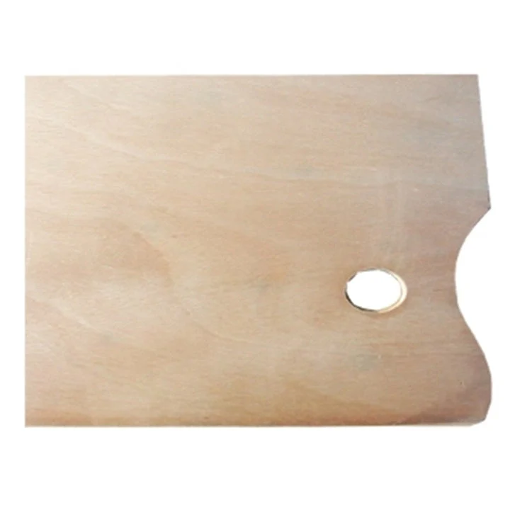 Wooden Rectangular Artist's Palette