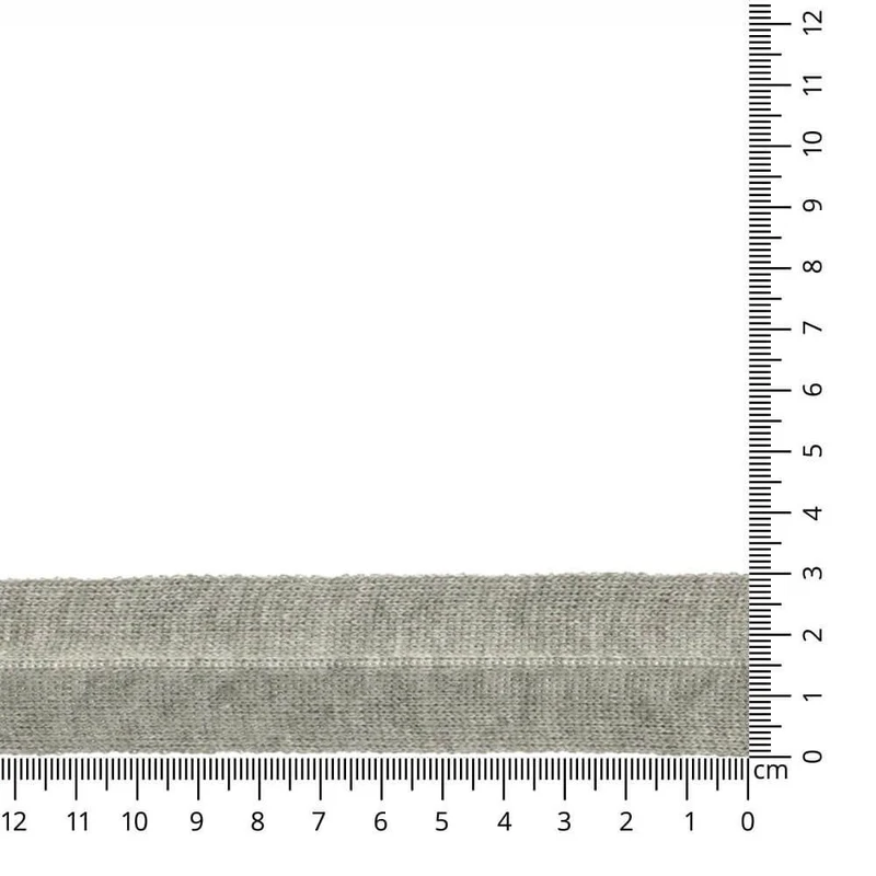 Einfassband Wolltresse grau