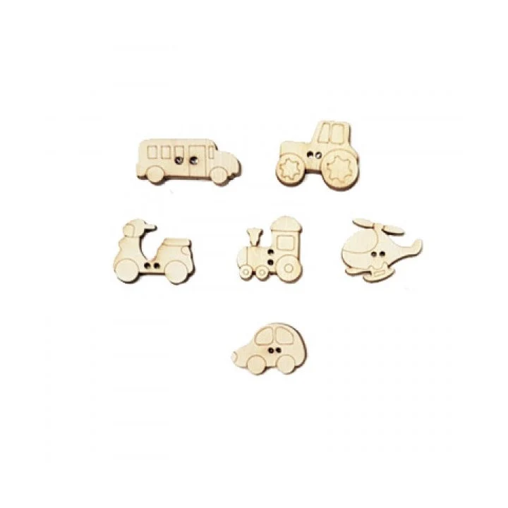 Wooden Miniature Buttons