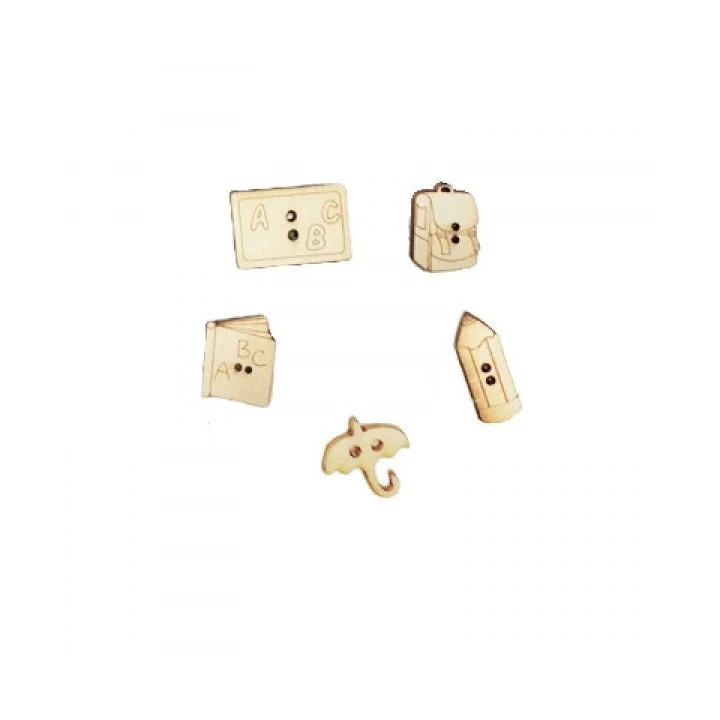 Wooden Miniature Buttons