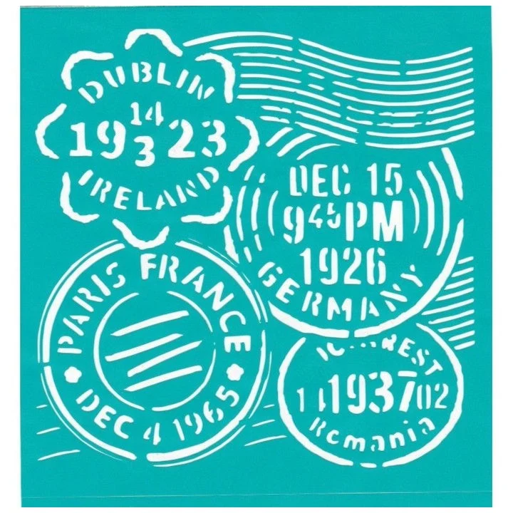 Self-Adhesive Stamp Stencil 16.5 x 16.5 cm
