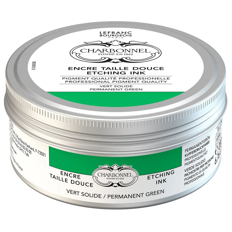 Charbonnel - Etching Ink - 200ml Perm Green (S6)