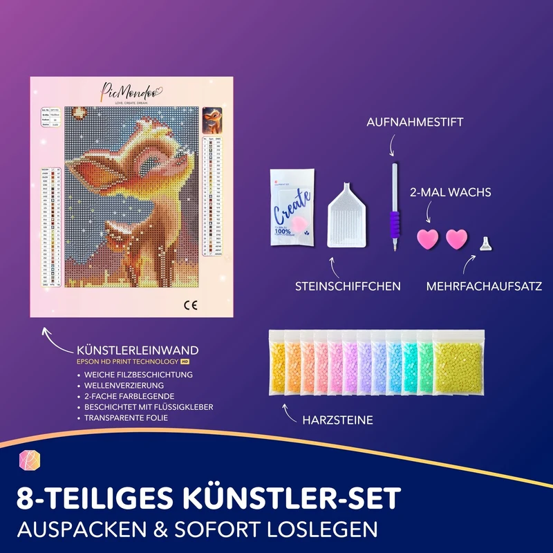 Diamond Painting Mini - Babsi Sternenstaub