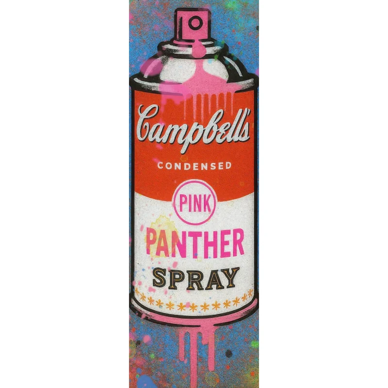 Acrylglasbild Ikonisches Pop Art mit Spraydose Panorama Hoch