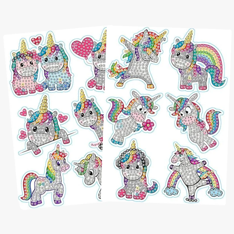 Diamond Painting Sticker - Sweet Unicorn