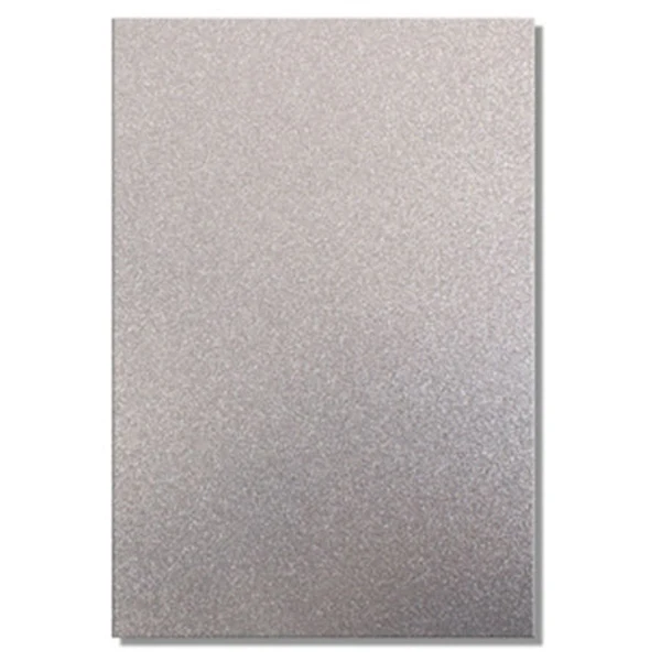 Dovecraft - A4 Glitter Card Silver