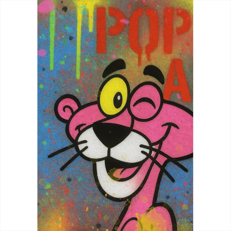 Spannrahmenbild Ikonisches Pop Art mit Spraydose Hochformat