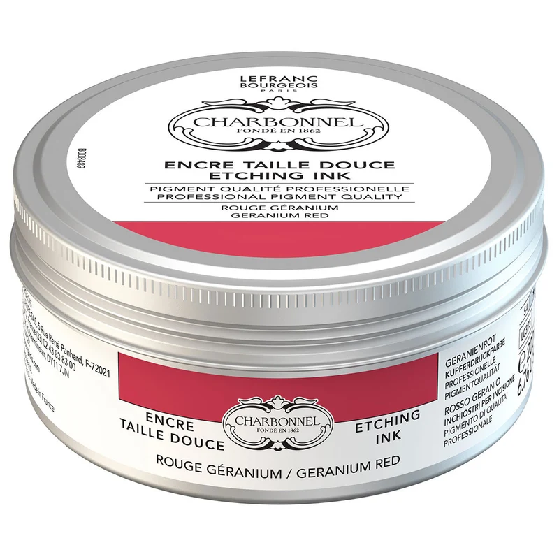 Charbonnel - Etching Ink - 200ml Geranium Red (S4)
