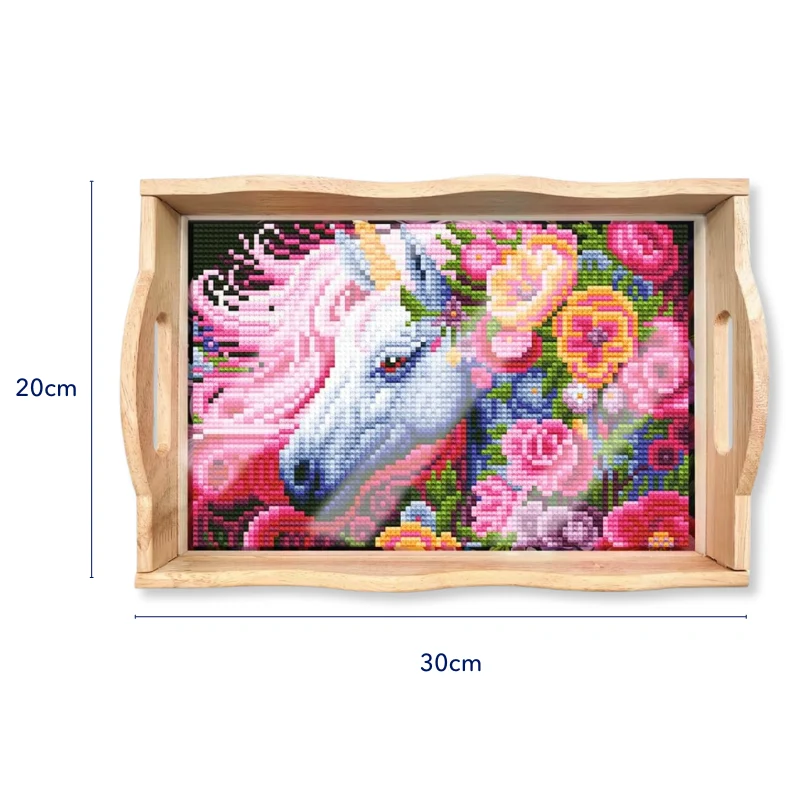 Diamond Painting - Serviertablett "Colors & Fantasy"