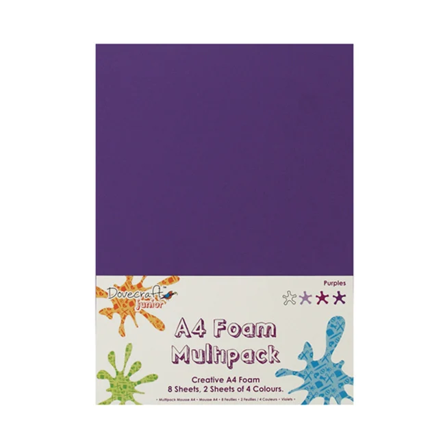 Dovecraft - Foam - Purple 8pk - A4