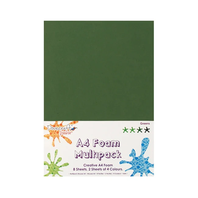 Dovecraft - Foam - Green 8pk - A4