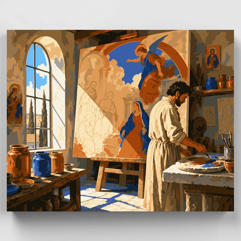 Renaissance Annunciation - Paint by Numbers Kit