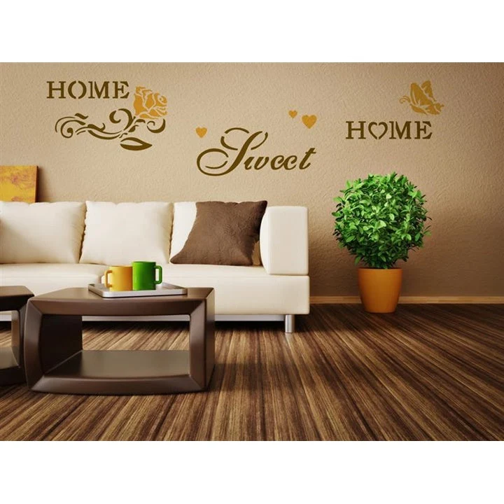 XXL 3-Piece Sweet Home Stencil 150 x 35 cm