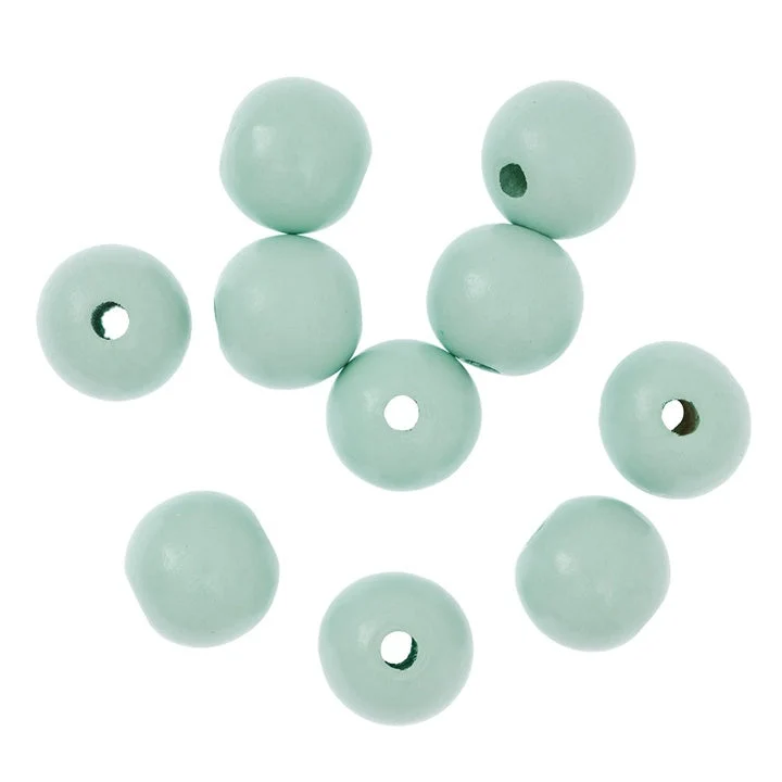 Wooden Beads 2.5 cm – Set of 10
