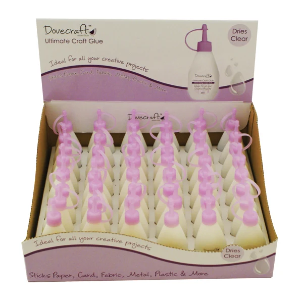 Dovecraft - Ultimate Craft Glue 35ml CDU - Clear (48 Pieces)