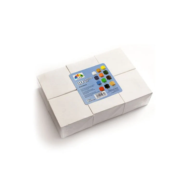 3D Mini Canvases, Set of 6