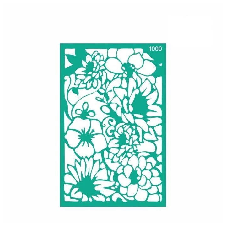 Rosa Talent Self-Adhesive Stencil, 13 x 20 cm, Pattern No. 1000