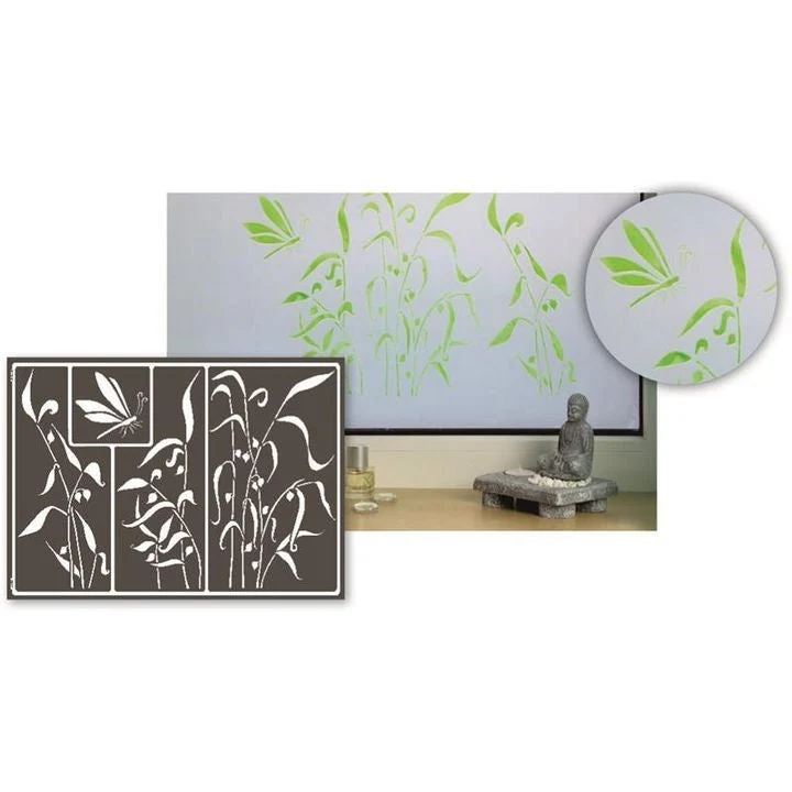 Reed Self-Adhesive Stencil A3