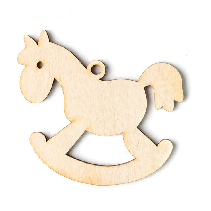 MXH Wooden Christmas Decoration Set of 5 - MXH702kn