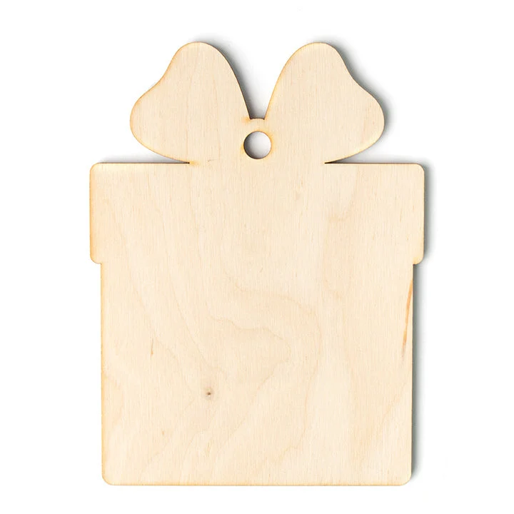 MXH Wooden Christmas Decoration, Set of 5 - MXH702d