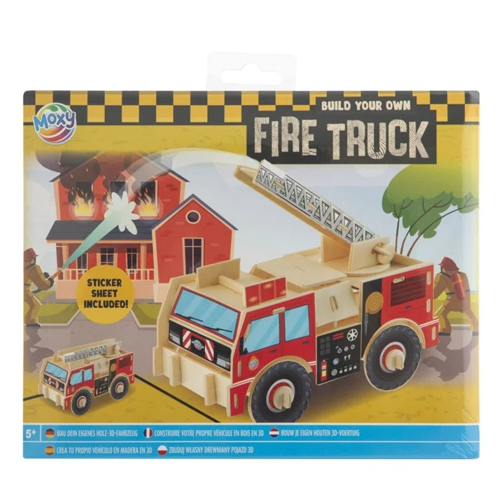 Wooden 3D Puzzle with Stickers