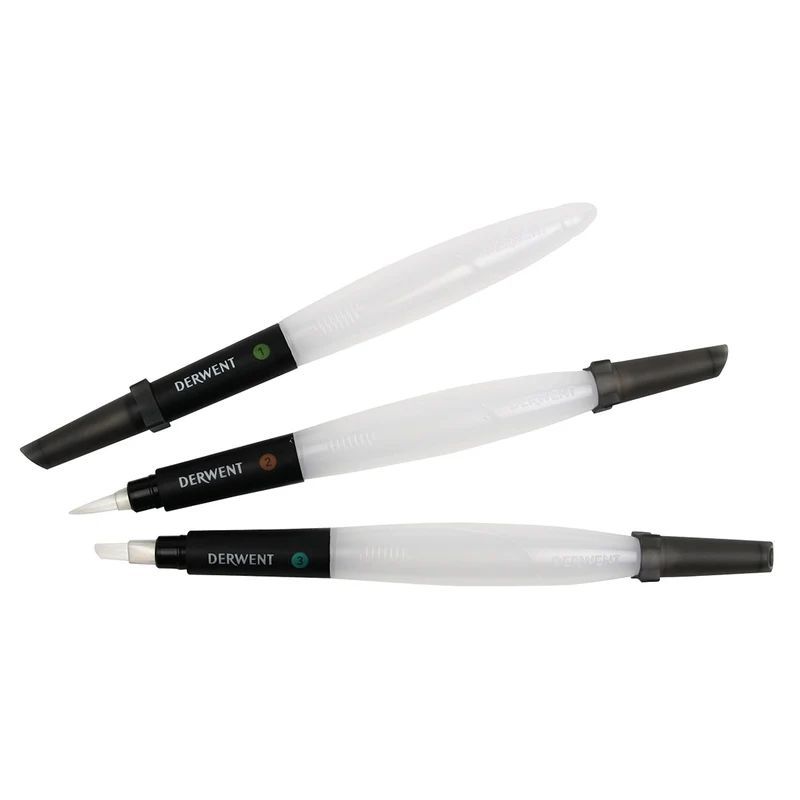 Derwent - Waterbrush - Multi Pack of 3
