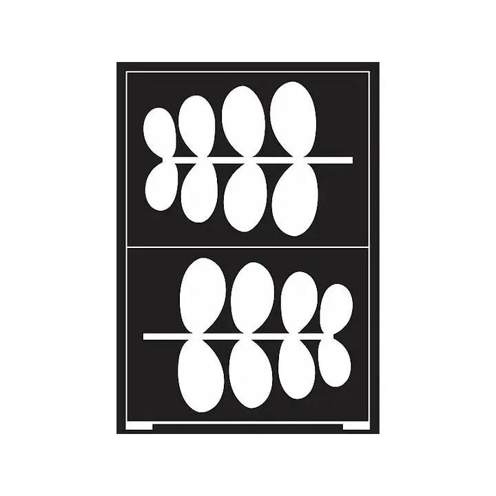 Self-Adhesive Leaf Stencil A5