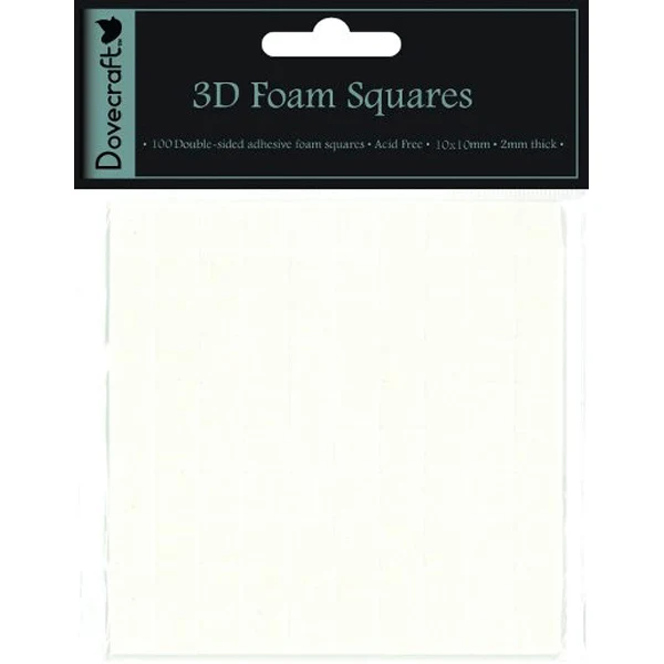 Dovecraft - Foam Squares - 10mm 100 Pack
