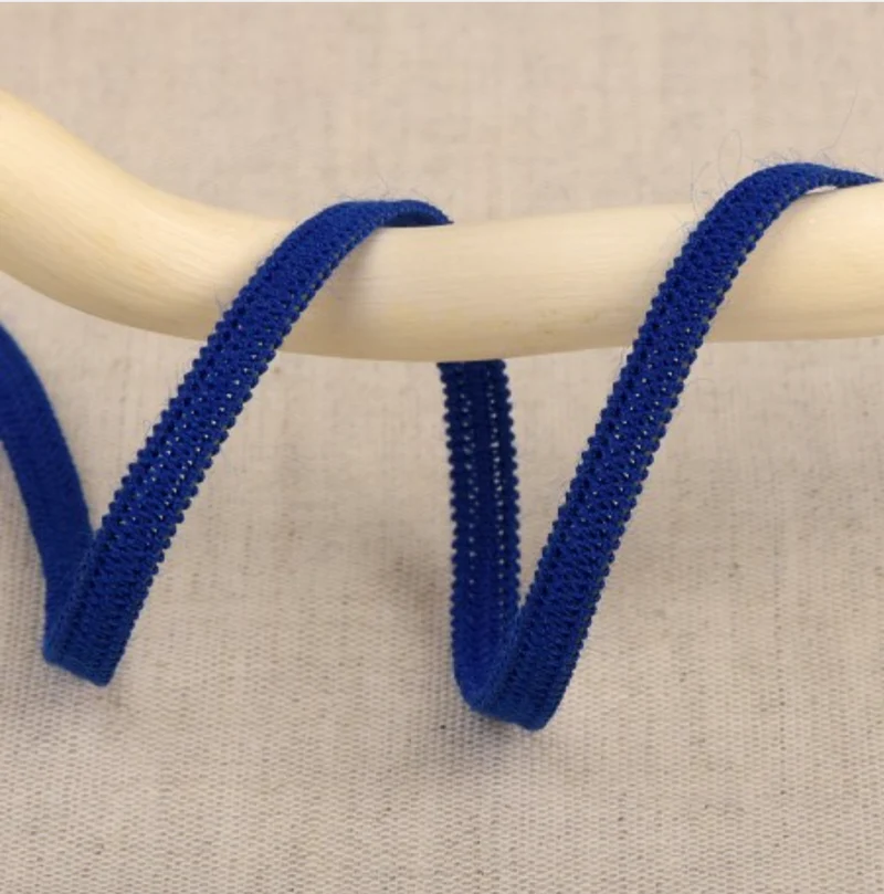 Flachgummi sehr weich 5mm blau royalblau 50m