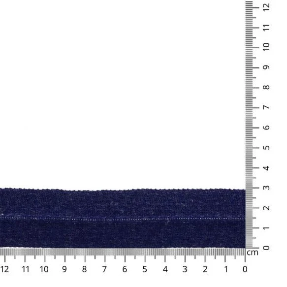 Einfassband Wolltresse blau dunkelblau