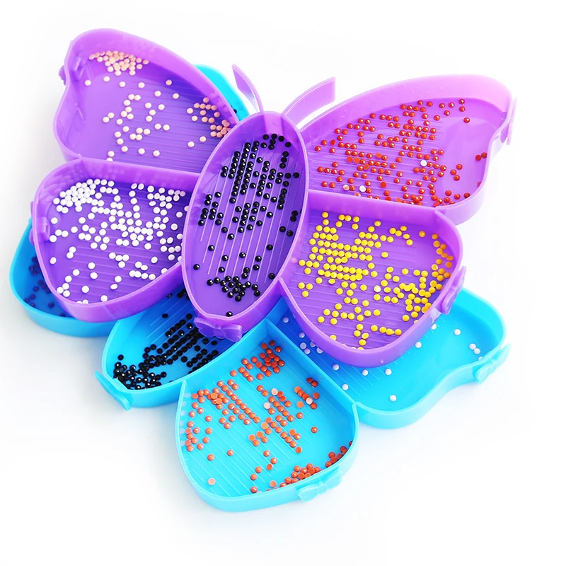 Diamond Painting Schmetterling Schiffchen Set